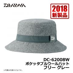 ダイワ（Daiwa）　DC-62008W　ポケッタブルウールハット　フリー　ブラック