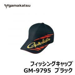 がまかつ  GM-9795  フィッシングキャップ  Ｌ  ブラック