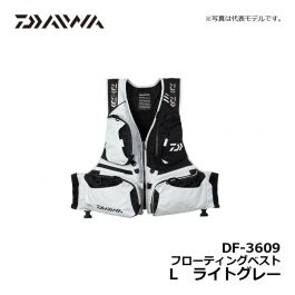 ダイワ Daiwa Df 3609 フローティングベスト L ライトグレーの釣具販売 通販ならfto フィッシングタックルオンライン