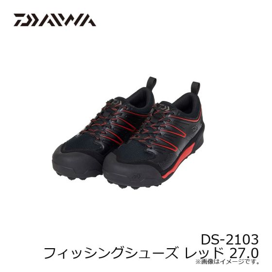 ダイワ フィッシングシューズスパイク DS-2103 レッド 26.5cm / 釣具 