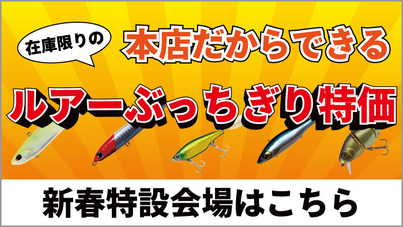 ルアー新春大感謝価格　超激安価格